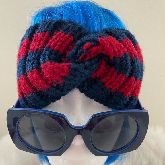 Headband knitted + gift ?hand design sunglasses main image 8